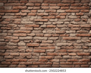 Brick wall background. Brick wall background texture. Background of old vintage brick wall.	brick wall for brickwork background design.