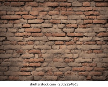 Brick wall background. Brick wall background texture. Background of old vintage brick wall.	brick wall for brickwork background design.