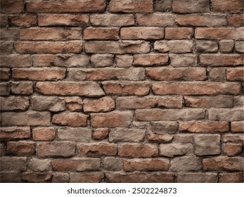 Brick wall background. Brick wall background texture. Background of old vintage brick wall.	brick wall for brickwork background design.