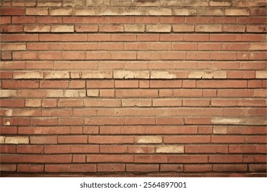 Brick wall background. Brick wall background texture. Background of old vintage brick wall. Red old brick wall texture background.