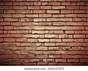 Brick wall background. Brick wall background texture. Background of old vintage brick wall. Red old brick wall texture background.