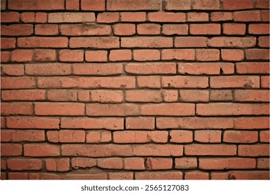 Brick wall background. Brick wall background texture. Background of old vintage brick wall. Red old brick wall texture background.