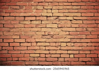 Brick wall background. Brick wall background texture. Background of old vintage brick wall. Red old brick wall texture background.