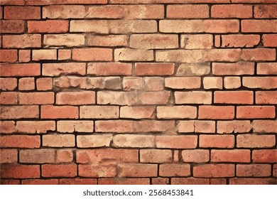 Brick wall background. Brick wall background texture. Background of old vintage brick wall. Red old brick wall texture background.