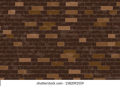 brick wall background or texture vector design illustration eps.10