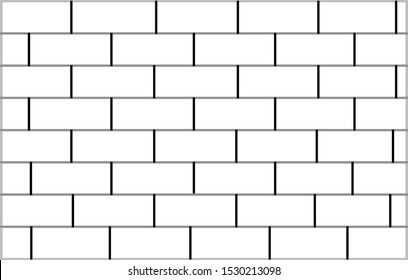 brick wall background vector illustration