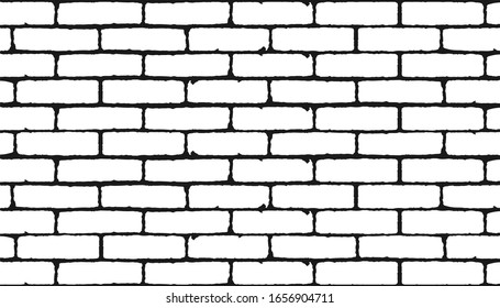 Brick wall background. Vector illustration