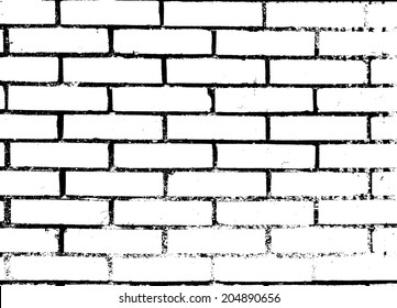 Brick wall background. Vector illustration.