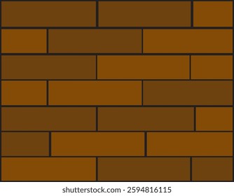 Brick Wall Background Vector Illustration