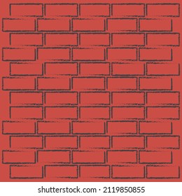 Brick wall background vector ilustration design