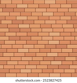 brick wall background. vector pattern Seamless Design Wallpaper