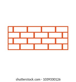 brick wall construction concret image