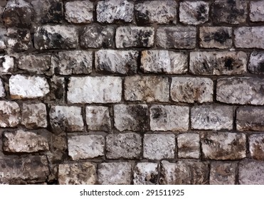Brick wall detail texture. 