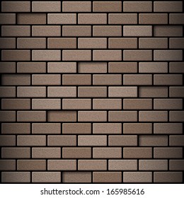 Brick wall. EPS10 vector