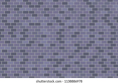 brick wall grey or gray texture background wallpaper with brown color vector illustration