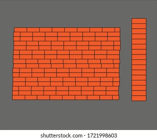 Brick wall for house