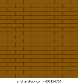 Brick wall of the house. Simple seamless geometrical pattern. Vector illustration.