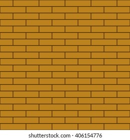 Brick wall of the house. Simple seamless geometrical pattern. Vector illustration.