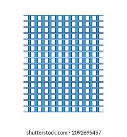 Brick wall icon, blue theme