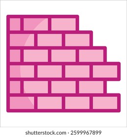 Brick Wall Icon Element For Design