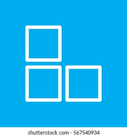 brick wall icon illustration isolated vector sign symbol