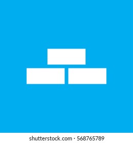 brick wall icon illustration isolated vector sign symbol