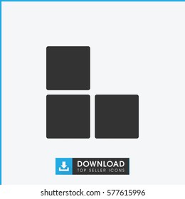 brick wall icon illustration isolated vector sign symbol