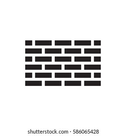 brick wall icon illustration isolated vector sign symbol