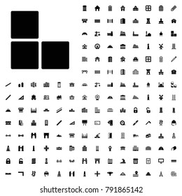 Brick wall icon illustration isolated vector sign symbol. architecture icons vector set.