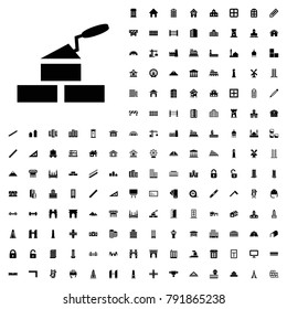 Brick wall icon illustration isolated vector sign symbol. architecture icons vector set.