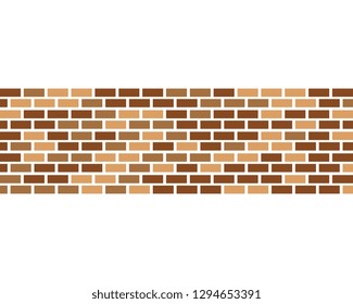 Brick wall icon vector illustration design