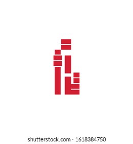 Brick wall icon vector illustration design