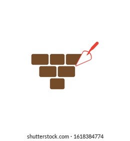 Brick wall icon vector illustration design