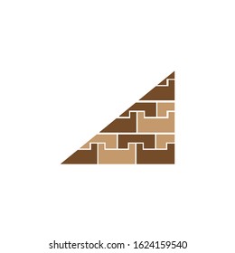 Brick wall icon vector illustration design