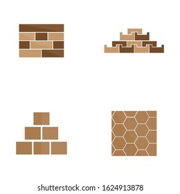 Brick wall icon vector illustration design