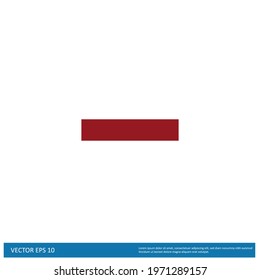 Brick Wall Icon Vector illustration simple design element logo template