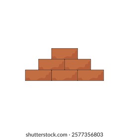 Brick wall icon vector illustration design