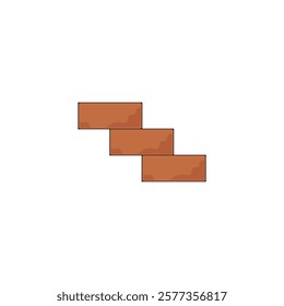 Brick wall icon vector illustration design