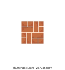 Brick wall icon vector illustration design
