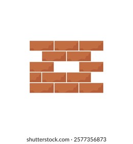 Brick wall icon vector illustration design