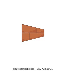 Brick wall icon vector illustration design