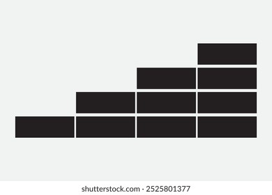 
Símbolo de Vector de icono de pared de ladrillo. Ilustración vectorial.