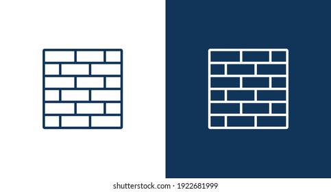 Brick Wall Icon For Web And Mobile