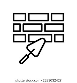 Ziegelwand-Symbol für Ihr Website-Design, Logo, App, UI.