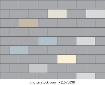 brick wall illustration