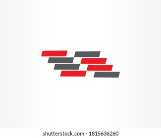 Brick Wall Line Icon, Vector Symbol Illustration.