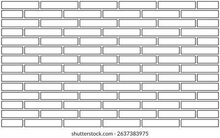 brick wall line vector. architecture, backdrop, background, beige
