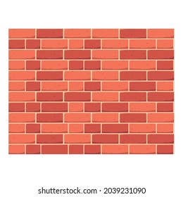 brick wall material icon isolated