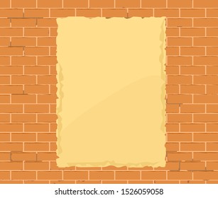 brick wall mold aged background wallpaper wanted ads