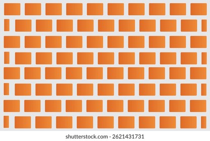 Brick wall, orange brick wall background